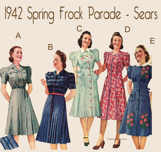 Vintage 1940's Dresses Still Look Fabulous To Me - Not Dead Yet Sty