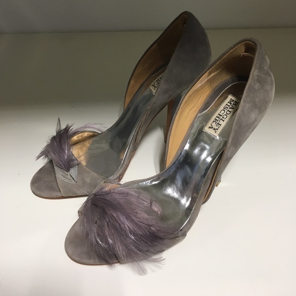 Badgley Mischka Shoes | Feather Heel | Poshma