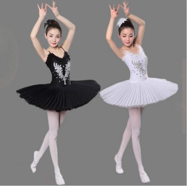 Black/White Ballet Clothes Girls Professional Ballet Tutu .