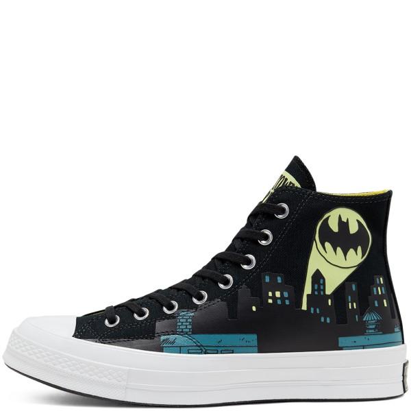 Converse x Batman x Chinatown Market - Chuck 70 High Top Shoes .