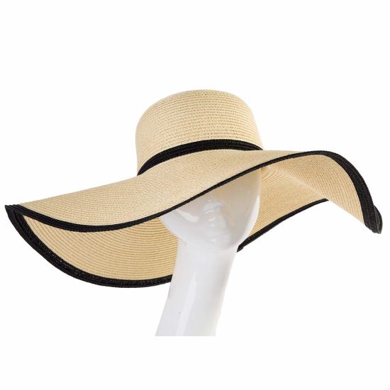 China 2019 Hot Wide Brim Floppy Ladies Travel Beach Hats for Women .