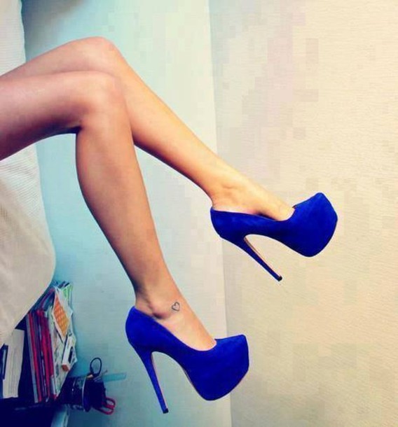 blue heels, blue shoes, platform heels, platform shoes, party .