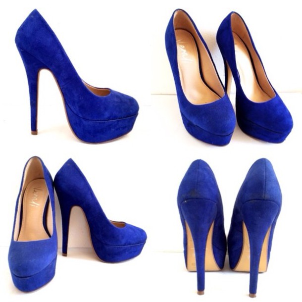 blue high heels 17056138 | The Cute Styl