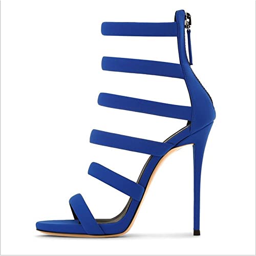 Amazon.com | 2018 Womens's Shoes Summer New Blue Stiletto High .