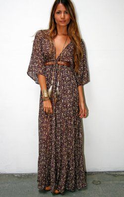 The Bohemian Dress - DRESSES - Shop Online .boho dress. bohemian .