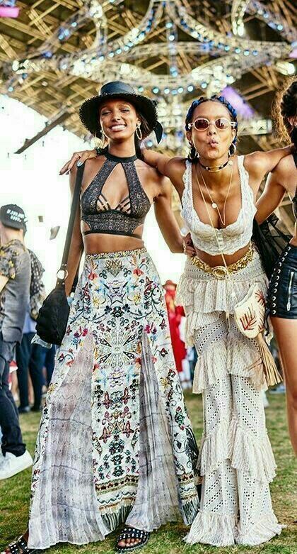 Boho hippie style for free women. Modern boho chic fashion becomes .