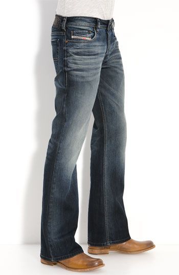 DIESEL® 'Zathan' Bootcut Jeans (885K | Mens bootcut jeans, Cute .