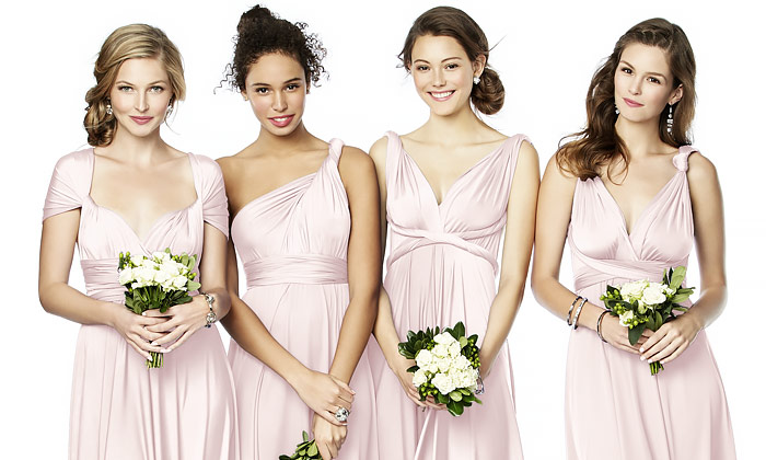 Twist Wrap Bridesmaid Dresses | The Dessy Gro