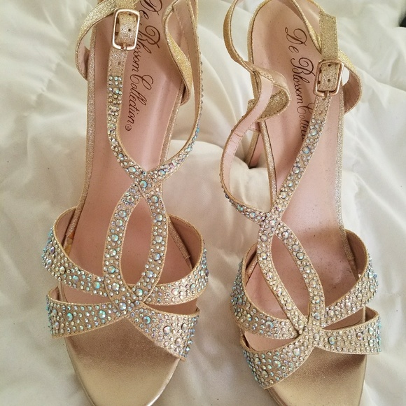 & Other Stories Shoes | Gold Bling Bridesmaids Size 10 | Poshma