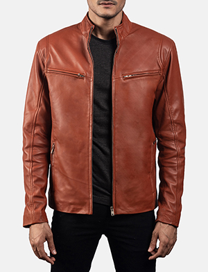 Tan Leather Jackets For Men - Buy Men's Tan Leather Jacke