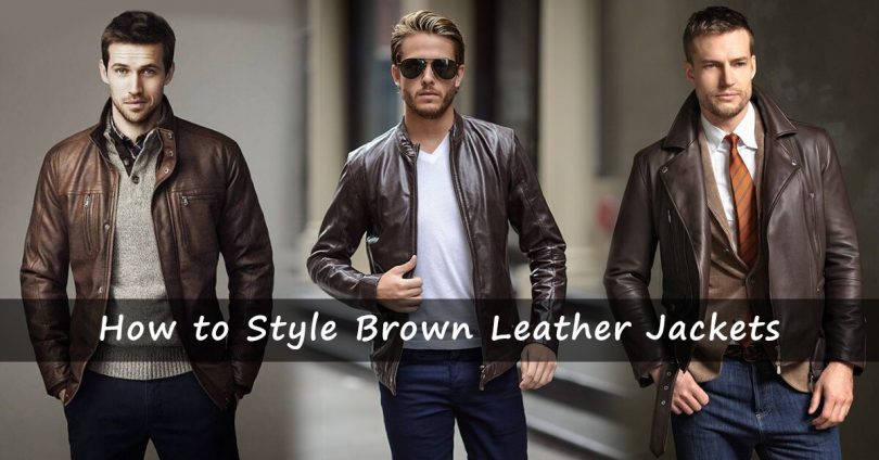 How to Style a Brown Leather Jacket like a professional styli