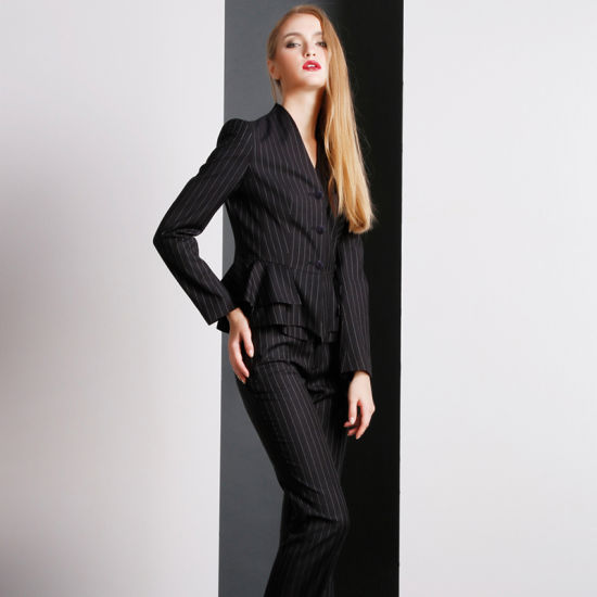 China latest Dark Grey T/R Business Suit for Women Pant - China .
