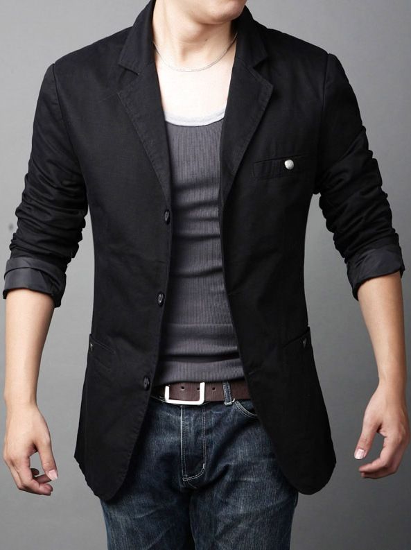 nice loking casual blazer for men with jeans (2) | Blazers for men .