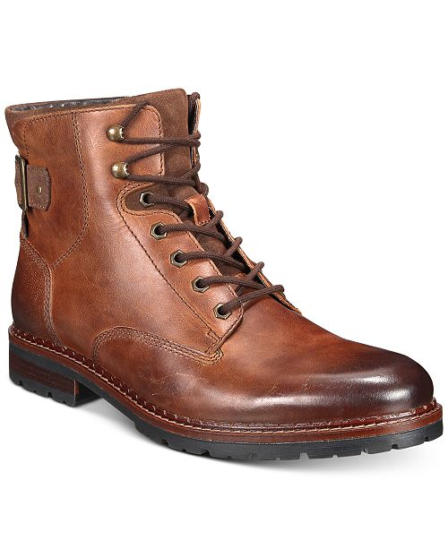 Alfani Men's Syd Leather Casual Boots, Created for Macy's .