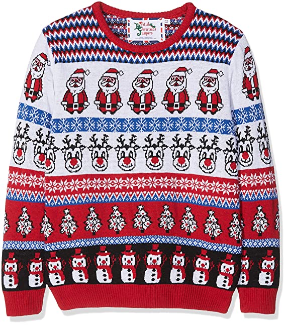 British Christmas Jumpers Kid's Comic Crazy Christmas Jumper .