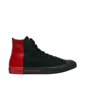 Converse Chuck Taylor All-Star Seek Peace "Black/Red" Unisex Shoe .
