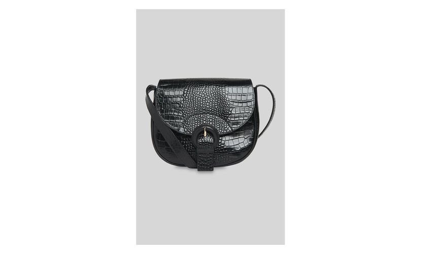 Leon Croc Saddle Bag in 2020 | Contemporary fashion, Bags, Clothes .