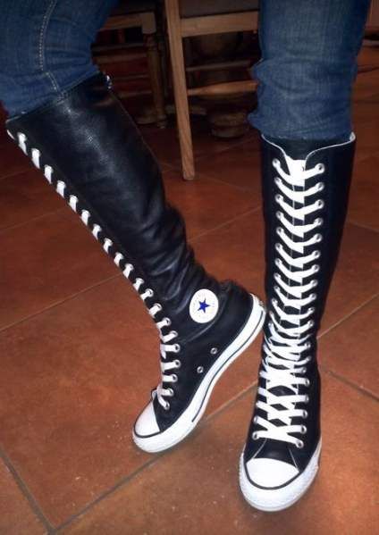 How to wear converse high tops stylists 21 Ideas | Converse boots .