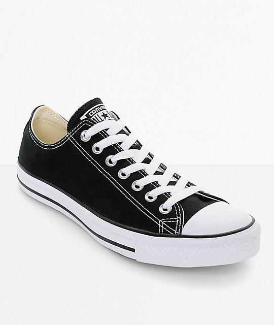 Converse Chuck Taylor All Star Black & White Shoes | Zumi