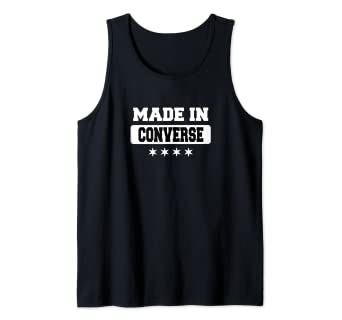Amazon.com: Made In Converse Tank Top: Clothi
