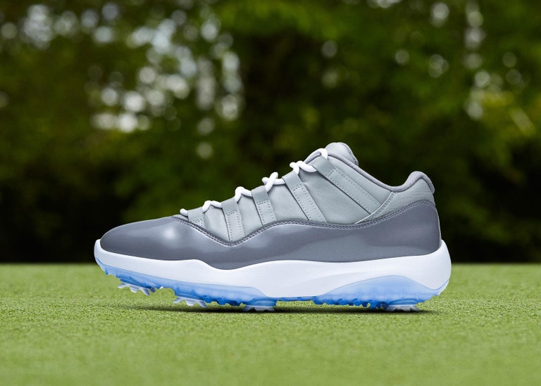 Nike's latest Air Jordan golf-shoe drop makes its trademark model .