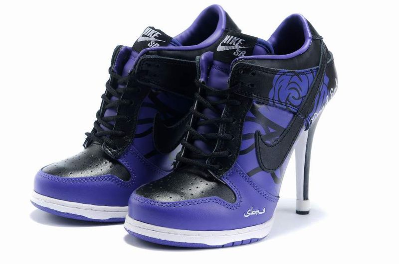 Cool Girl Nike Shoes | Cool Nike Dunk Purple Black Women Shoes .
