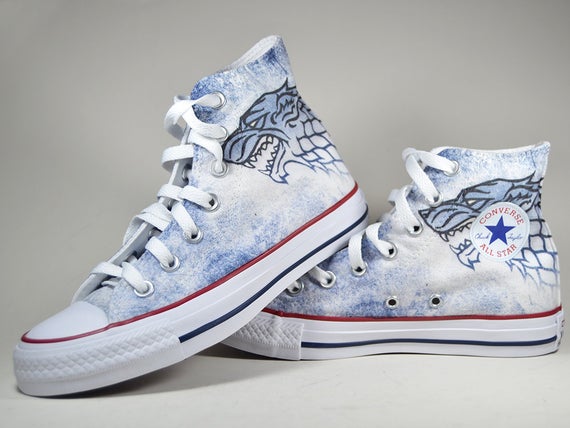Game Of Thrones inspired custom converse shoes personalized | Et