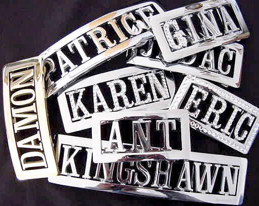 Personalized Custom Name Belt Buckle with Free Belt – Bewi