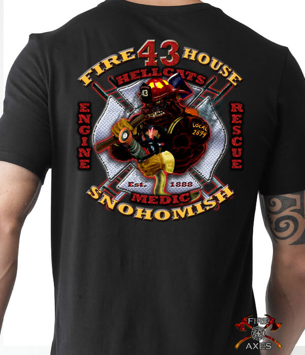 Snohomish Fire House 43 Custom Firefighter Shi