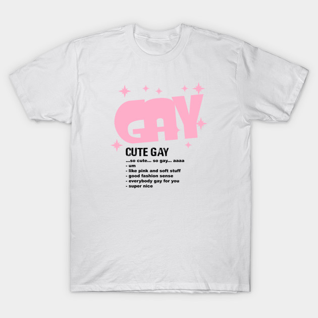 Cute Gay Shirt for Fashionable Pink Loving Nice Gay Pride - Cute .