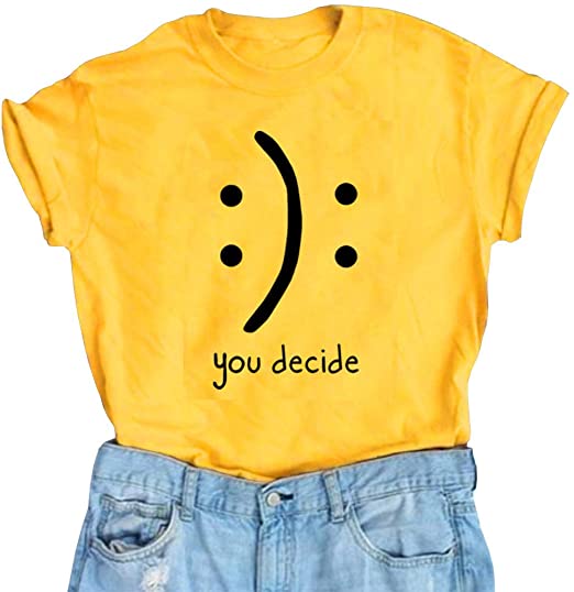 Amazon.com: BLACKMYTH Women's Graphic Funny T Shirt Cute Tops Teen .