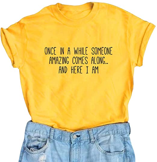 Amazon.com: BLACKMYTH Women's Graphic Funny T Shirt Cute Tops Teen .
