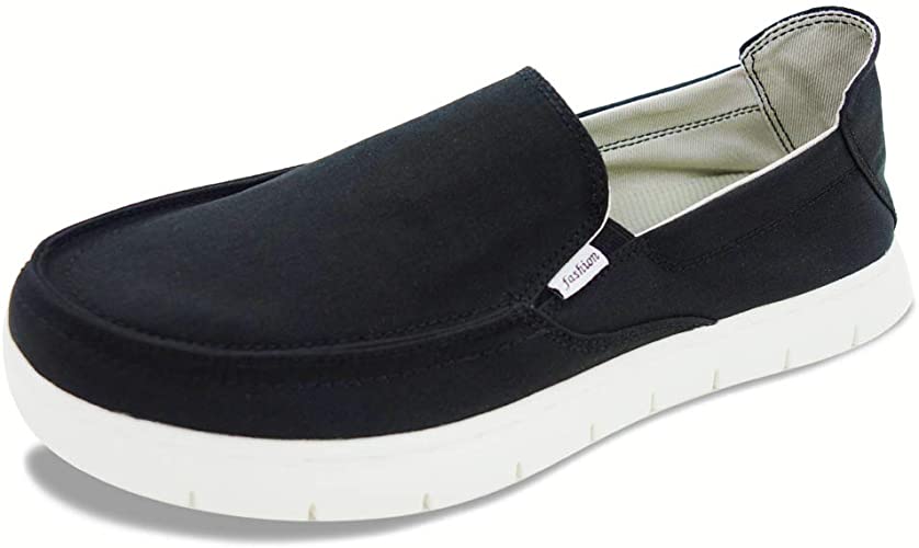 Amazon.com | Boat Shoes Men Deck-Canvas-Loafers-Slipon-for Mens .