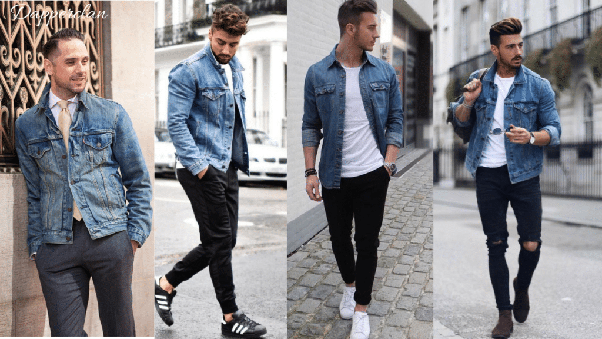 What goes well with men's denim shirts? - Quo