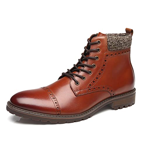Brogue Boots Men's Shoes: Amazon.c