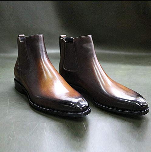 Amazon.com: Handmade leather dress boots for men brown leather men .