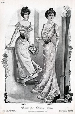 Ladies' Evening Gowns 1880s-1930s | GG Archiv