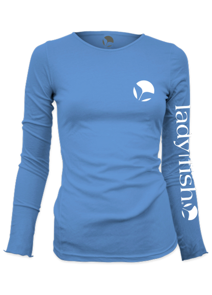 Ladyfish UPF long sleeve shirt_Columbia Blue_Womens_fishing_shirt .