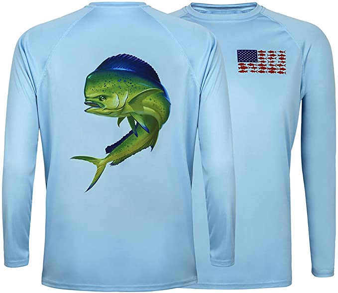 Amazon.com: HDE Performance Fishing Shirts for Men - Long Sleeve .