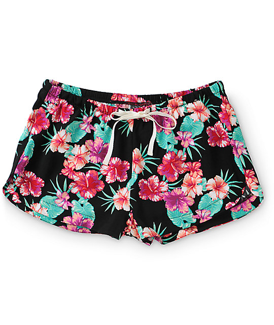 Empyre Carmela Hawaiian Floral Shorts | Zumi