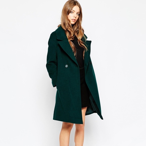 Ann Taylor Jackets & Coats | Forest Green Coat | Poshma