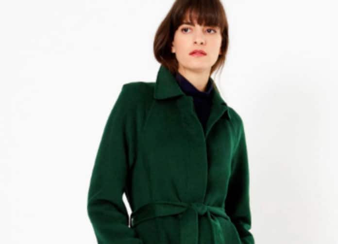 This Green Coat From Marks And Spencer Green Is Ideal For Wint