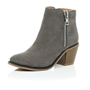 River Island Girls grey ankle boots from River Island Clothi