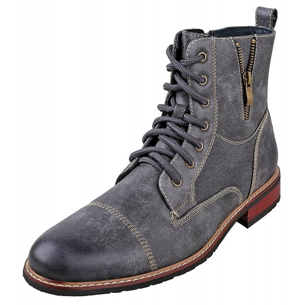 Andy Mens Ankle Boots | Combat | Lace Up | Fashion | Casual .