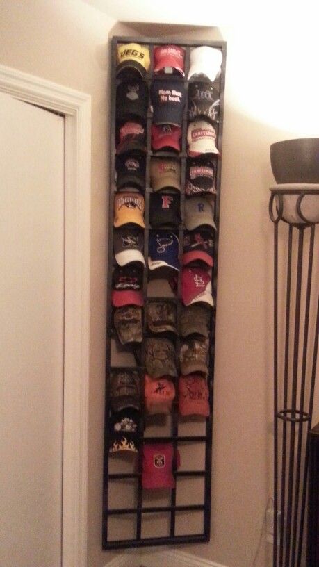 Ball cap organizer.. you'll never miss place or lose your caps .