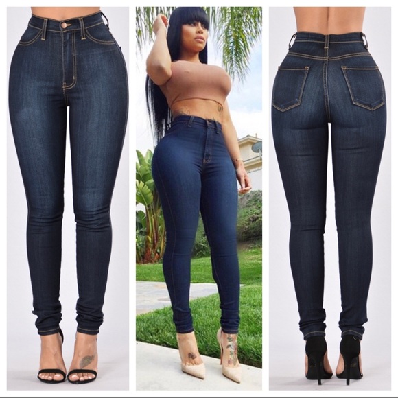 Fashion Nova Jeans | Classic High Waist Skinny Dark | Poshma