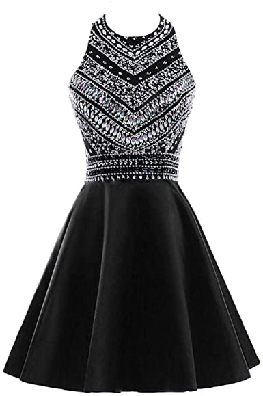 Amazon.com: HEIMO Women's Sparkly Beaded Homecoming Dresses .