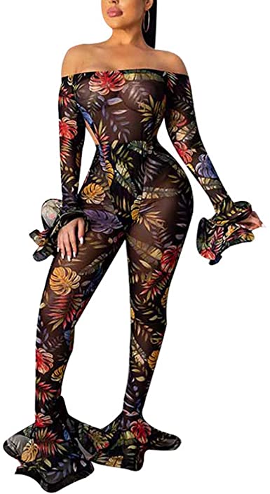 Amazon.com: IyMoo Sexy Bodycon Club Jumpsuits for Women - Off .