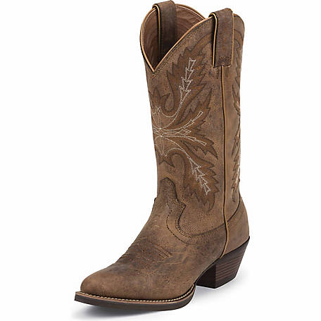 Justin Women's Silver Collection 12 in. Round Toe Boot at Tractor .