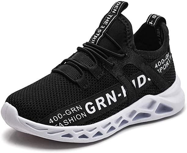 Amazon.com | GRN Kids Shoes Boys Girls Knit Sneakers Lightweight .